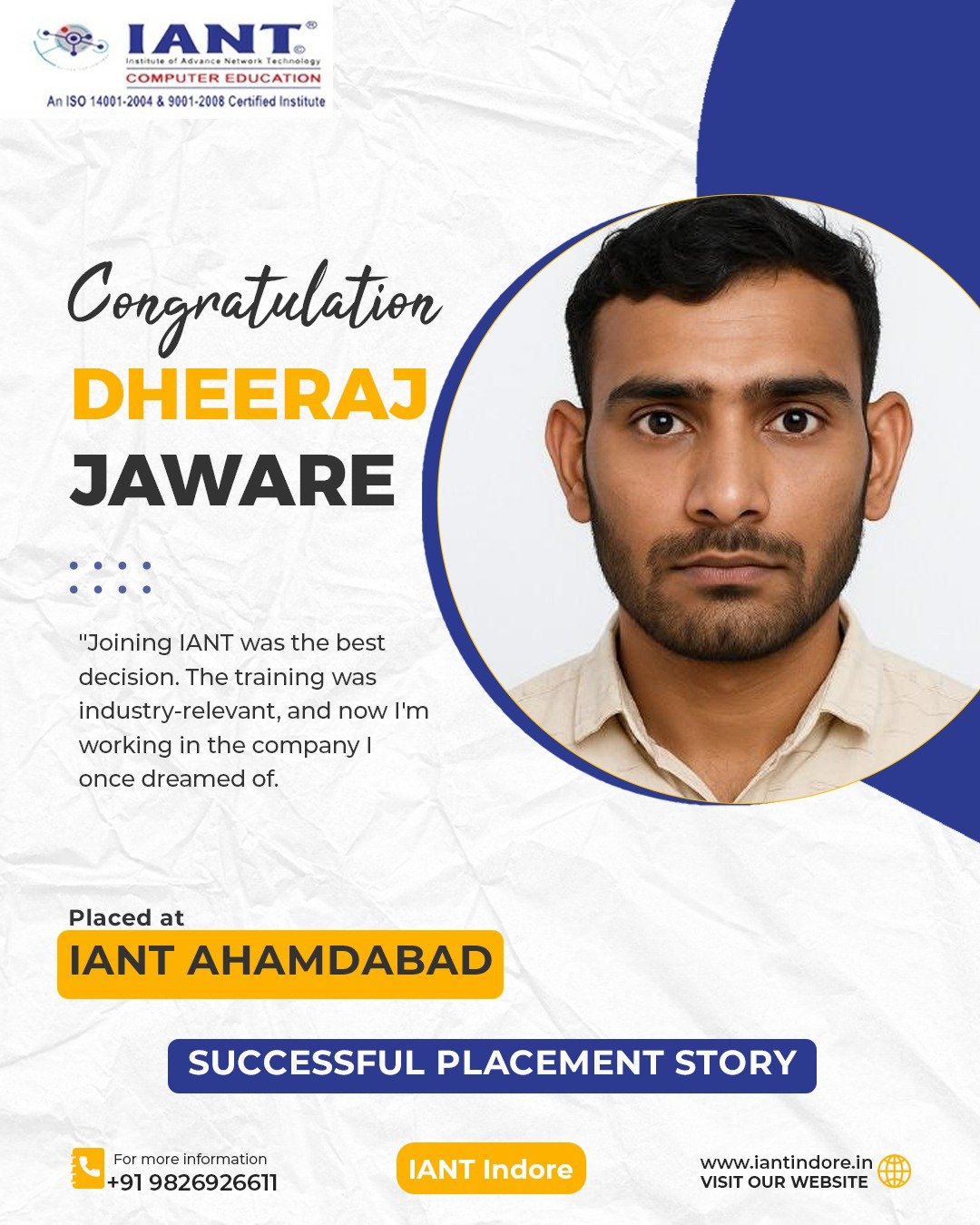 IANT Student Placement